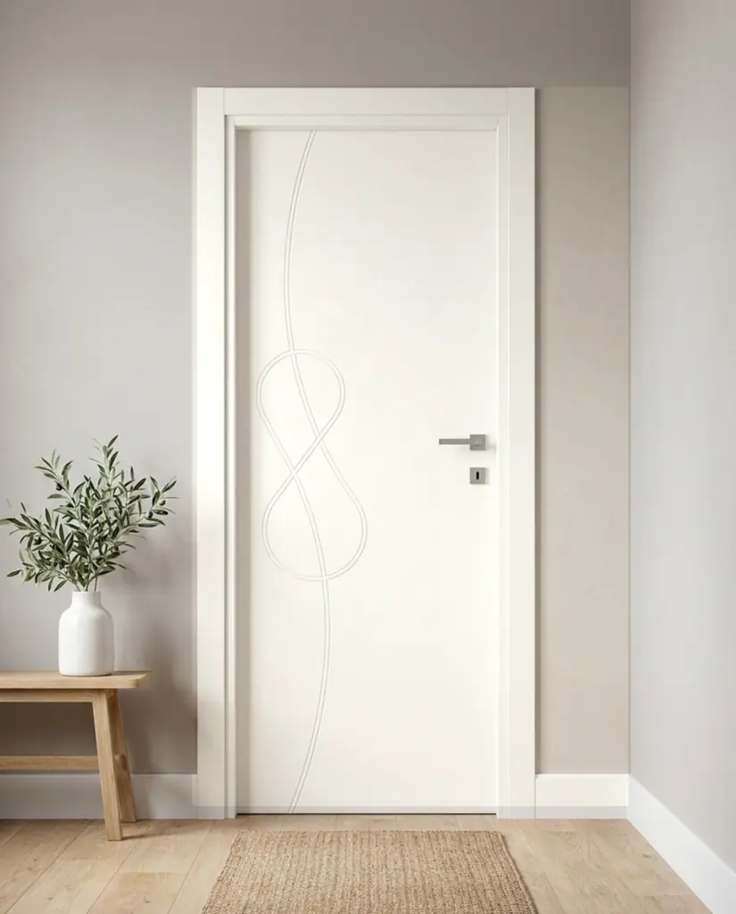 Porta LAC-18 TOR Porte Interne, laccata RAL 9010