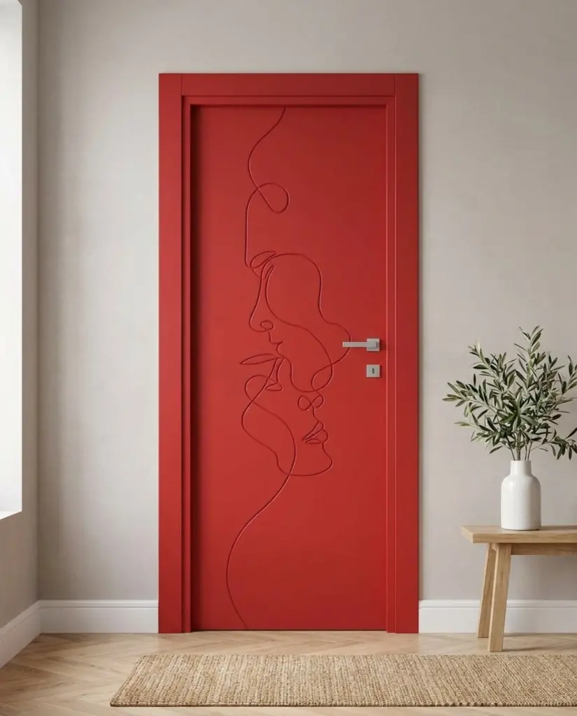 Porta LAC-69 TOR Porte Interne, laccata RAL 3020
